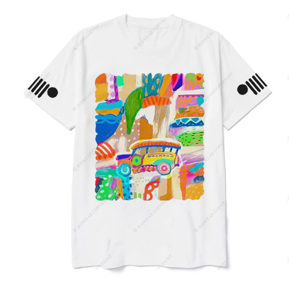 Abstract Jp Colorful T-Shirt