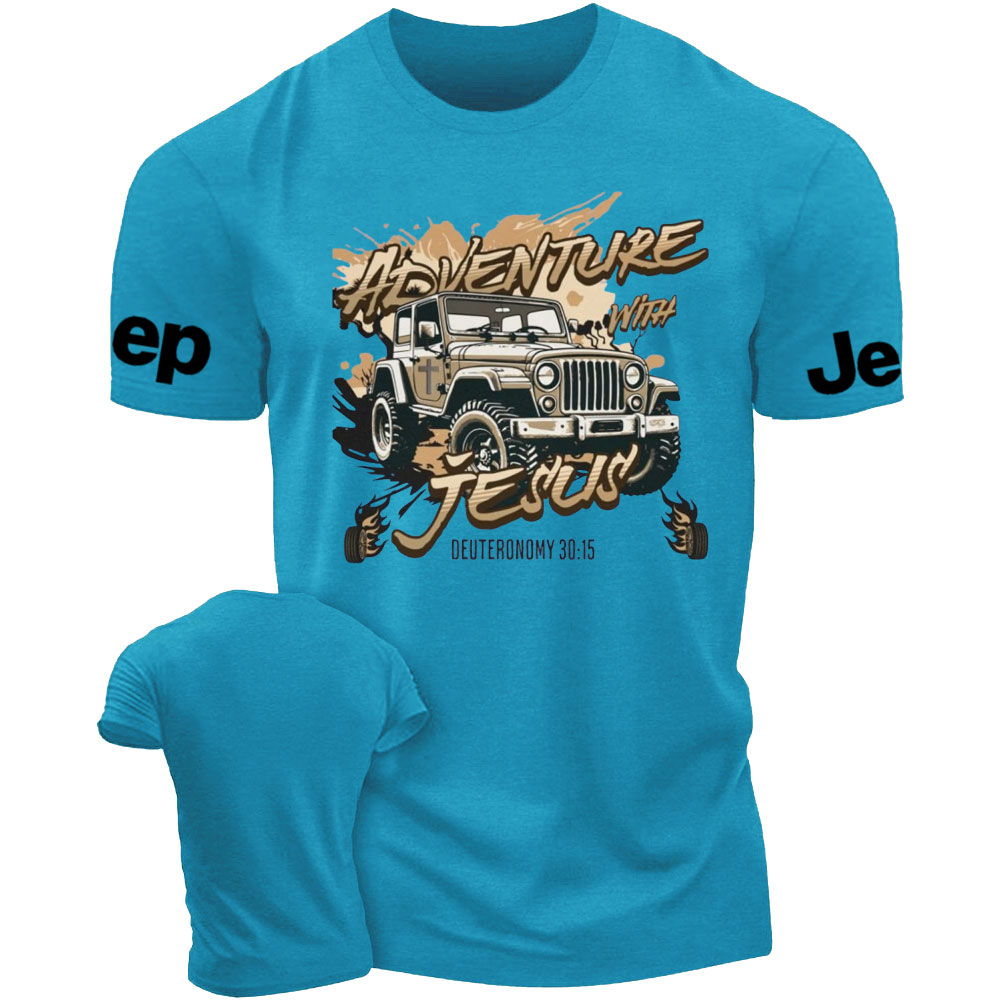 Adventure with Jesus Deut 30:15 Jp Lover T-Shirt