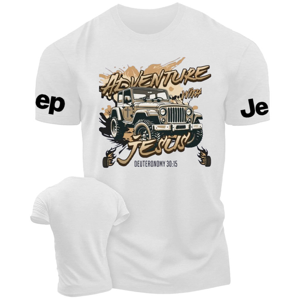 Adventure with Jesus Deut 30:15 Jp Lover T-Shirt