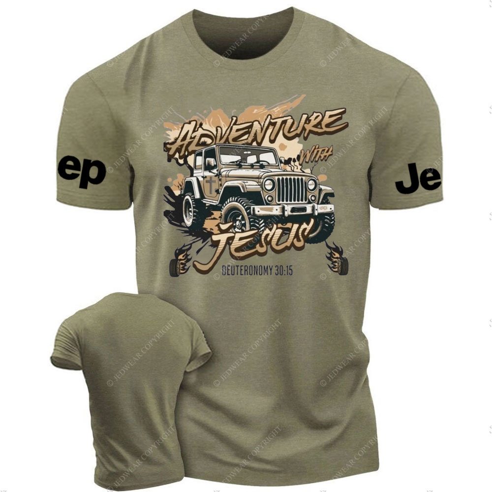 Adventure with Jesus Deut 30:15 Jp Lover T-Shirt