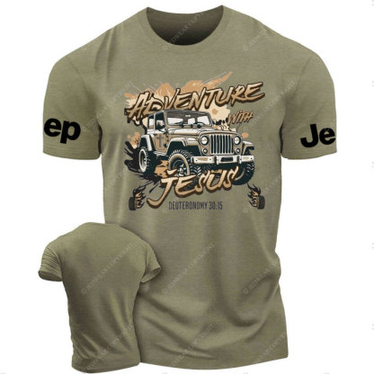 Adventure with Jesus Deut 30:15 Jp Lover T-Shirt