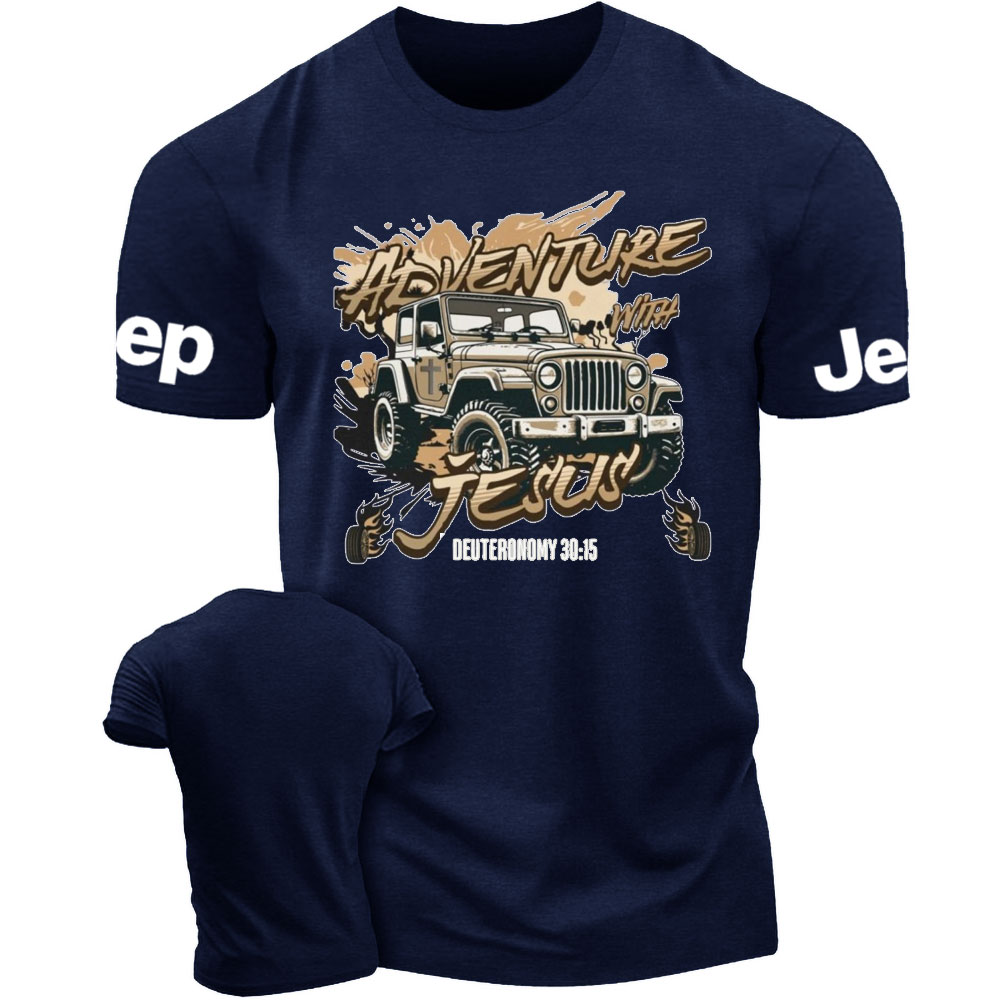Adventure with Jesus Deut 30:15 Jp Lover T-Shirt