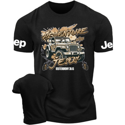 Adventure with Jesus Deut 30:15 Jp Lover T-Shirt