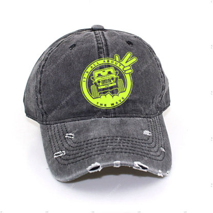 It's The About The Wave Jp Neon Green Baseball Cap