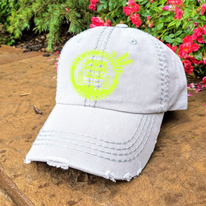 It's The About The Wave Jp Neon Green Baseball Cap