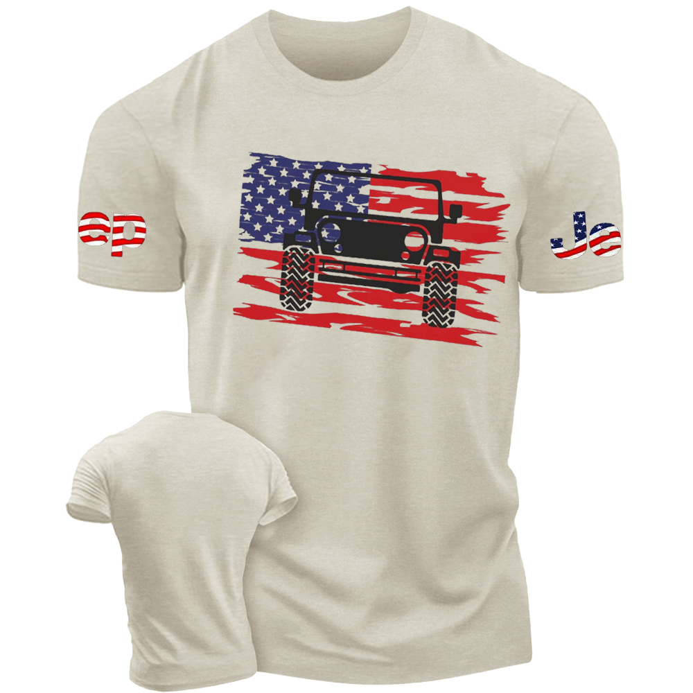 American Flag Offroad Army Jp T-Shirt