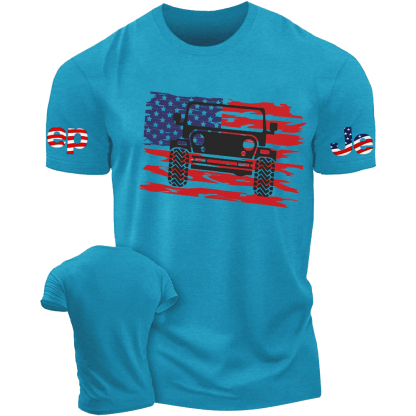American Flag Offroad Army Jp T-Shirt
