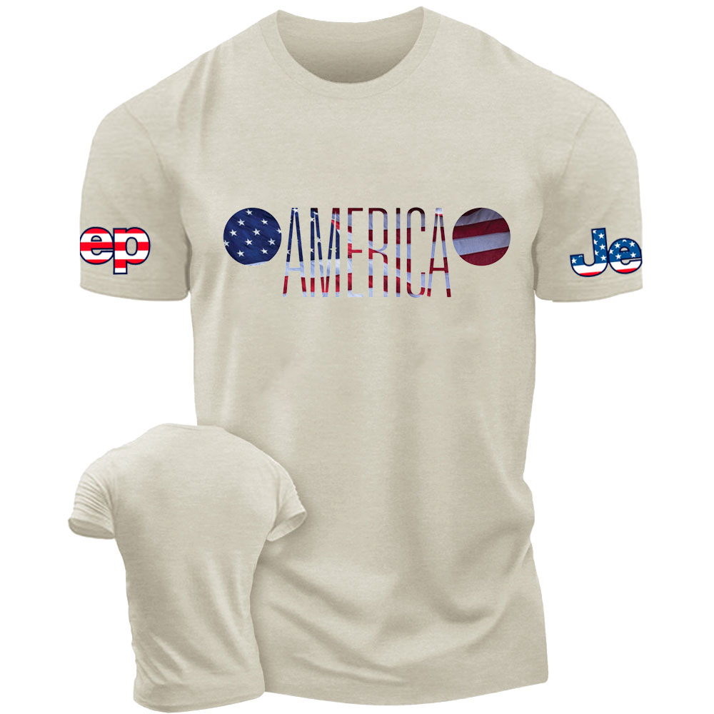 Jp Wrangler American Flag T-Shirt