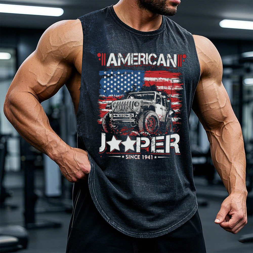 American Jper Since 1941 Grunge Jp Men's Tank
