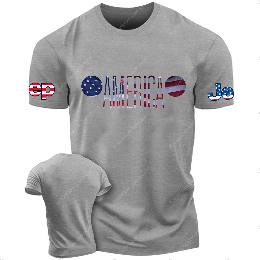 Jp Wrangler American Flag T-Shirt