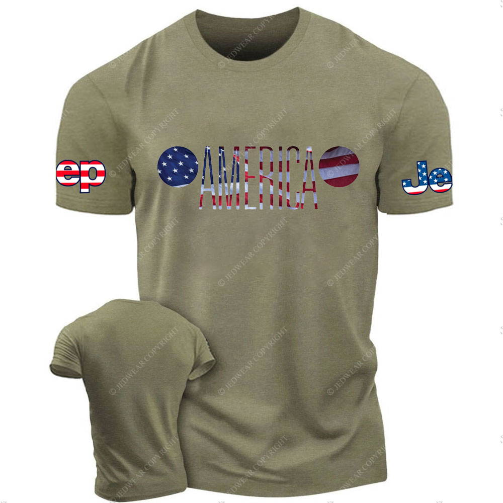 Jp Wrangler American Flag T-Shirt