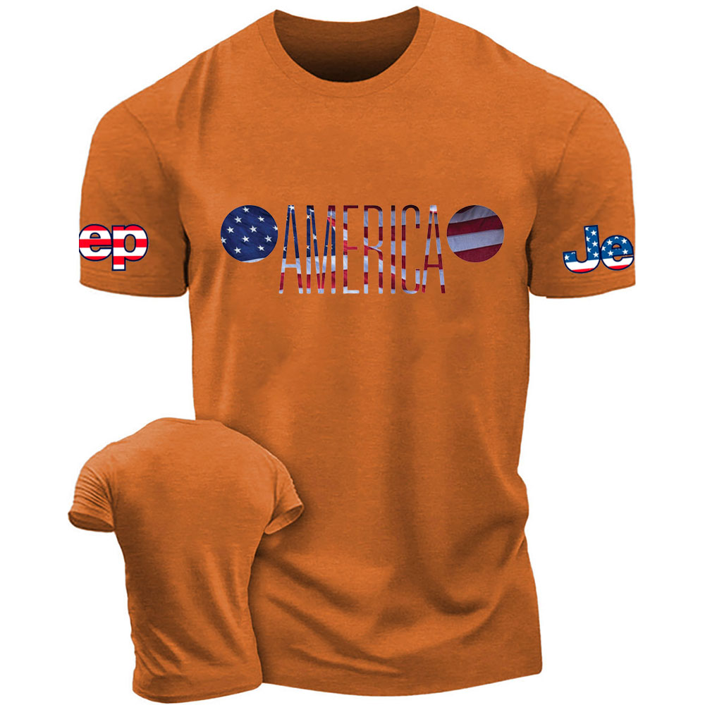 Jp Wrangler American Flag T-Shirt