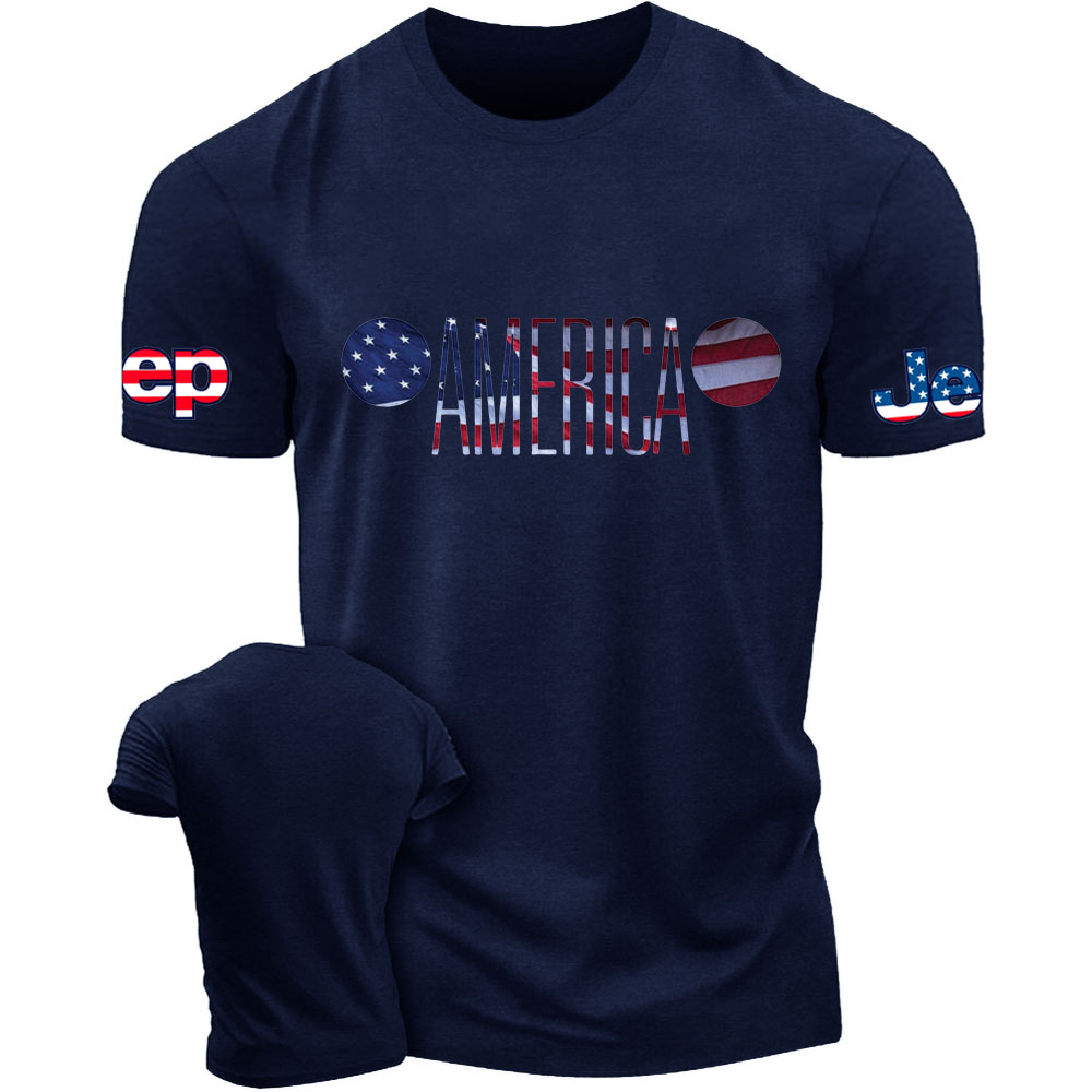 Jp Wrangler American Flag T-Shirt