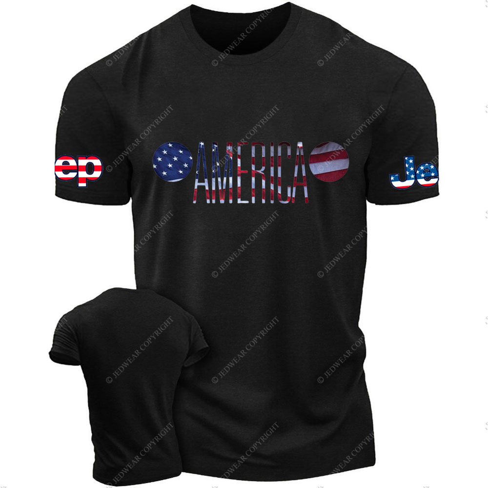 Jp Wrangler American Flag T-Shirt