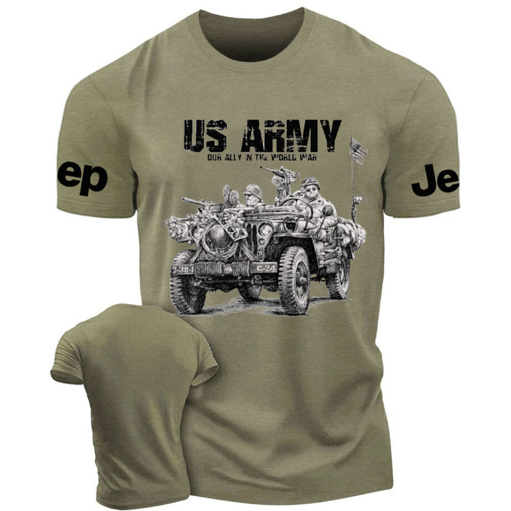 US Army Jp American Flag T-Shirt