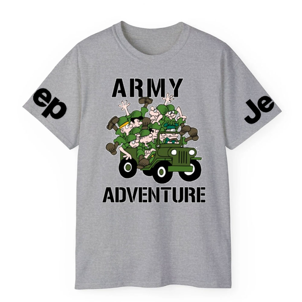 Funny Army Adventure Jp Lover T-Shirt