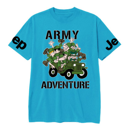Funny Army Adventure Jp Lover T-Shirt