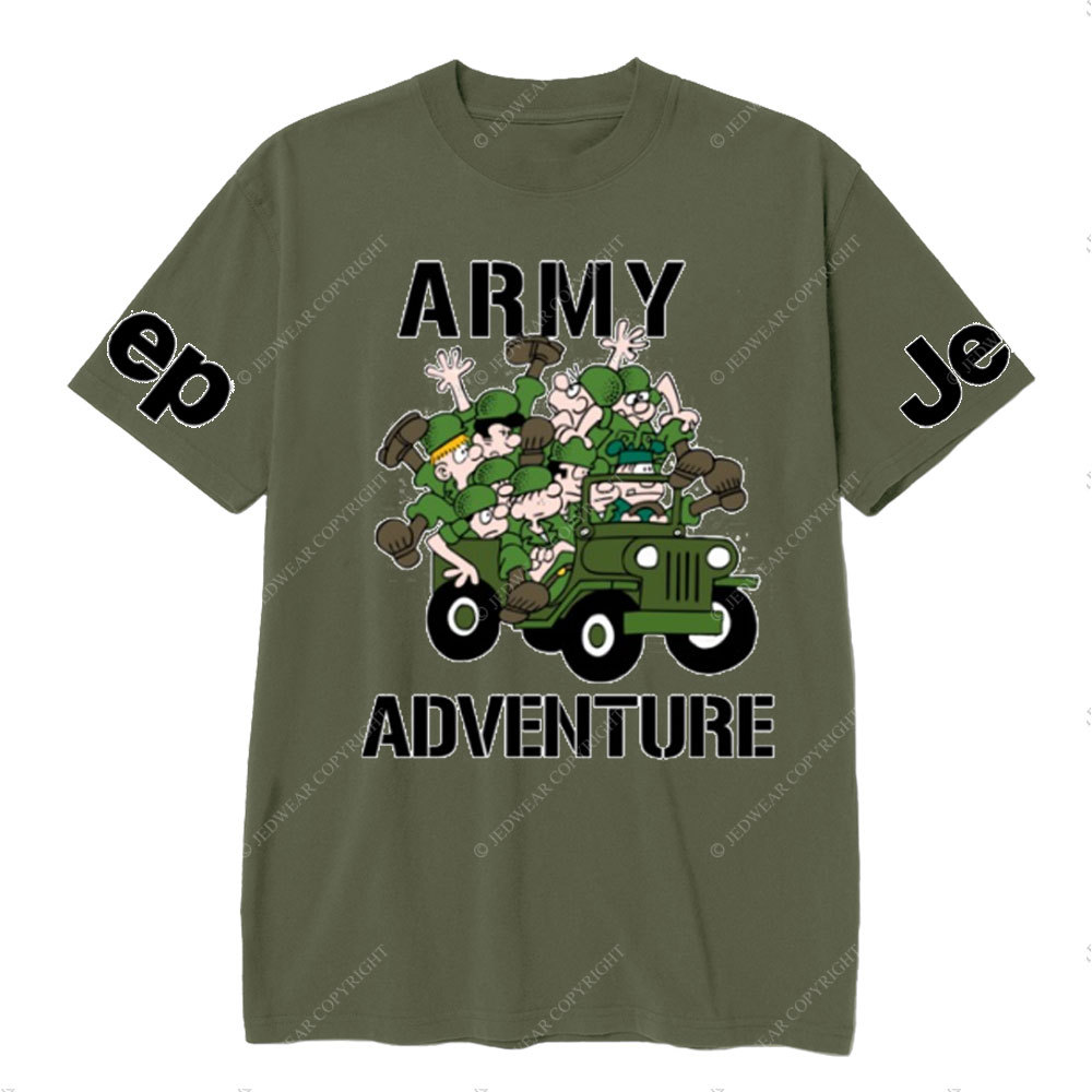 Funny Army Adventure Jp Lover T-Shirt