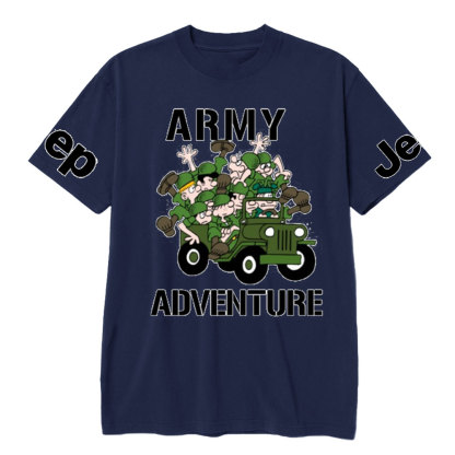 Funny Army Adventure Jp Lover T-Shirt
