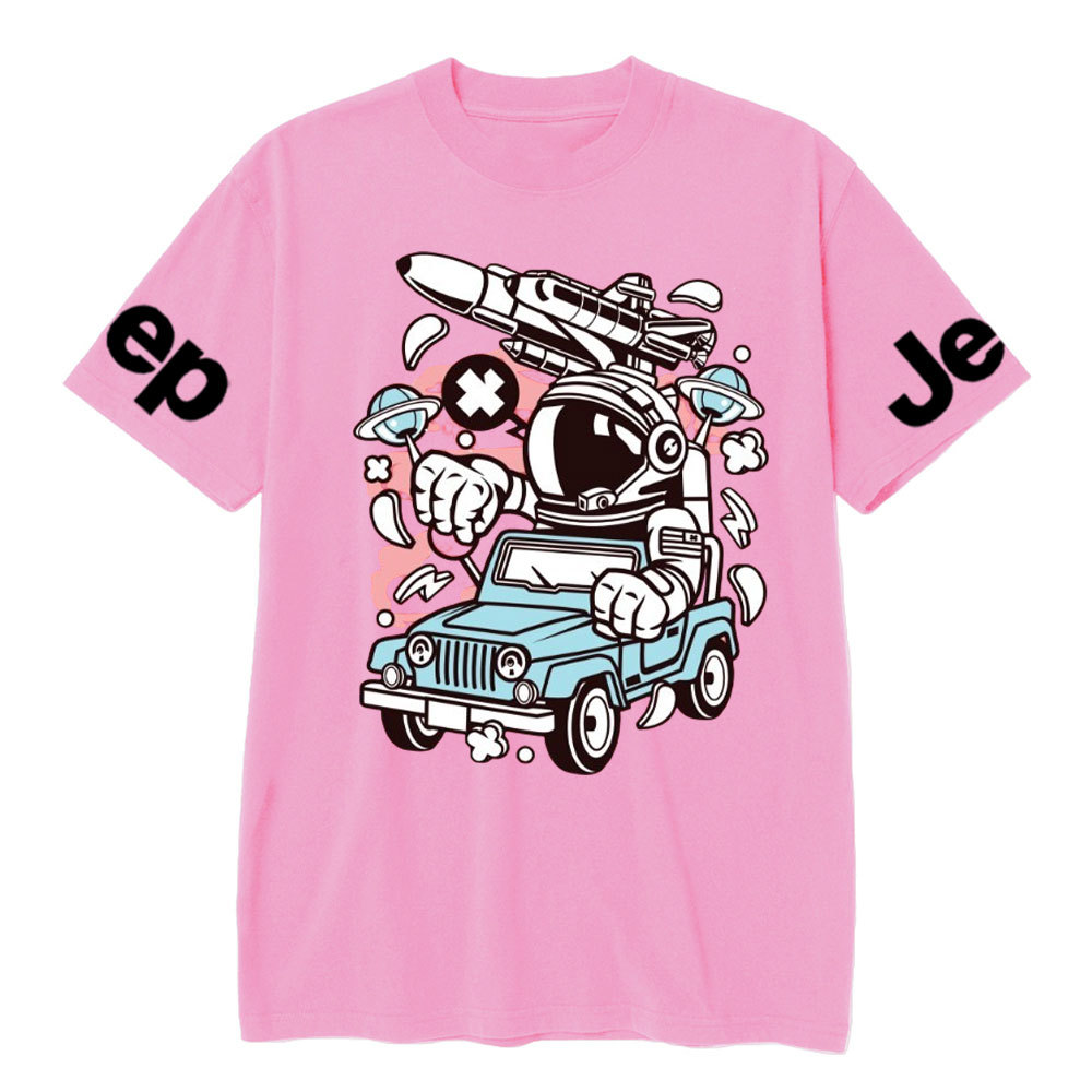 Astronaut Jp Driver Cartoon Character T-shirt