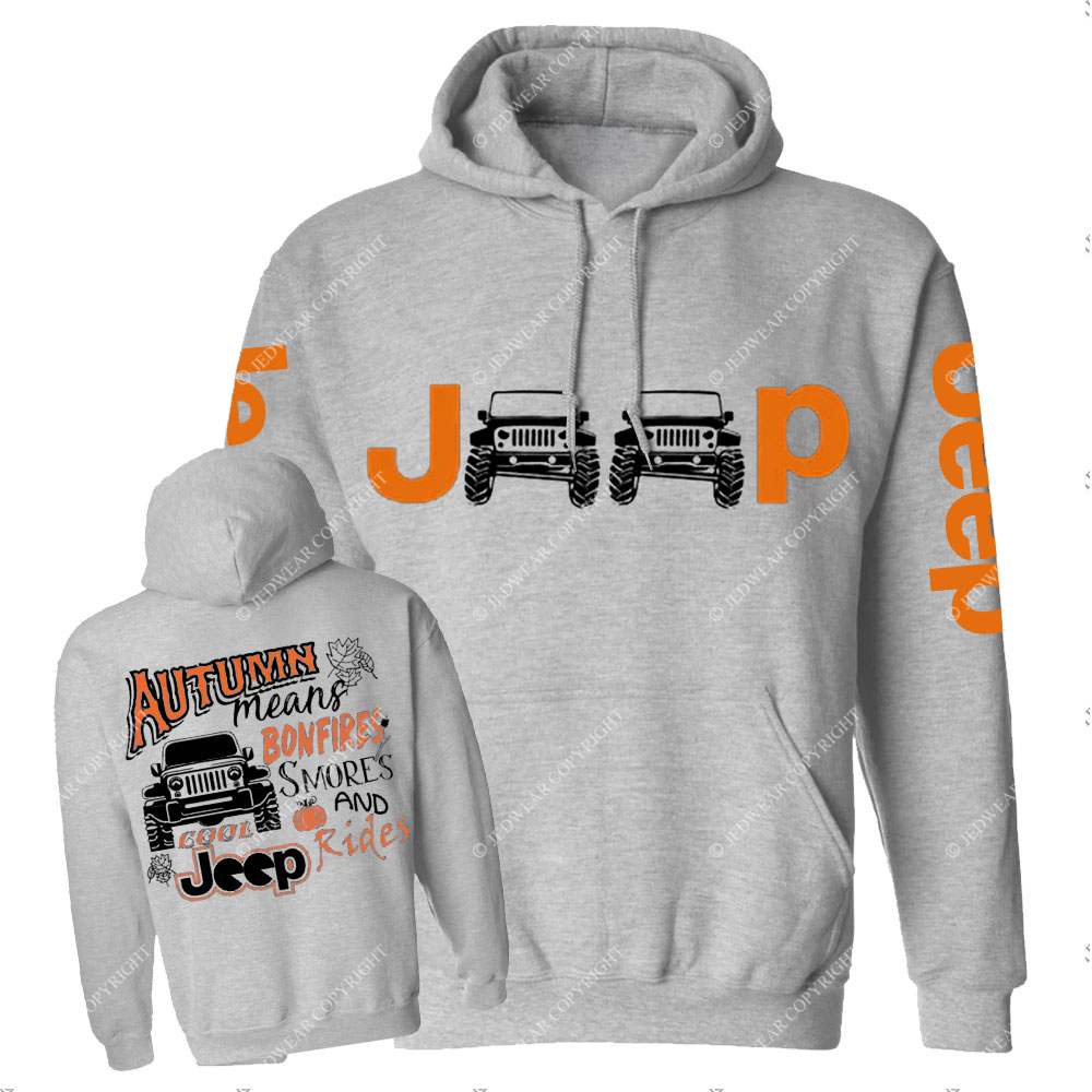 Jp Autumn Means Bonfires Halloween Casual Hoodie