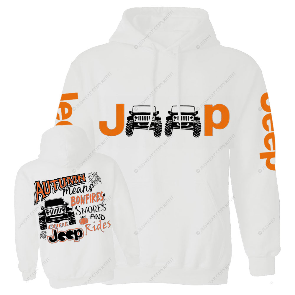 Jp Autumn Means Bonfires Halloween Casual Hoodie
