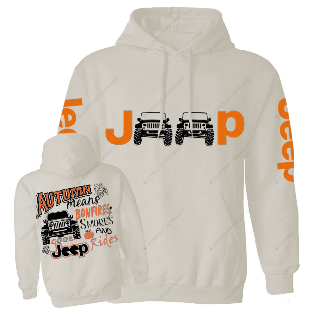 Jp Autumn Means Bonfires Halloween Casual Hoodie