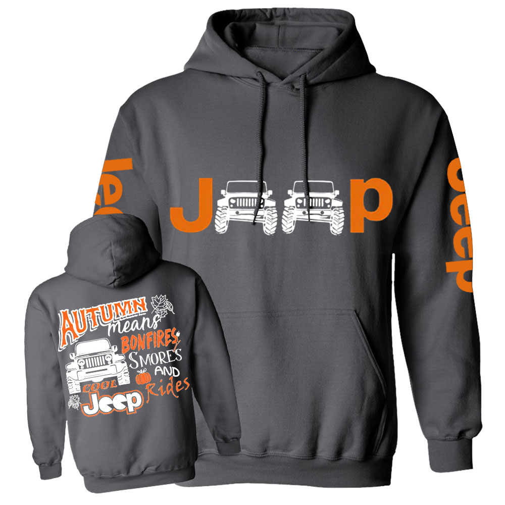 Jp Autumn Means Bonfires Halloween Casual Hoodie
