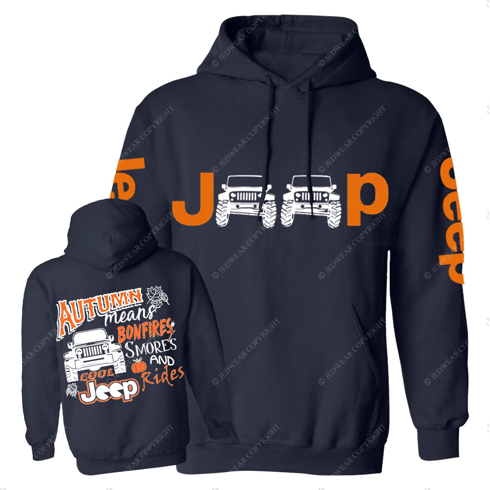 Jp Autumn Means Bonfires Halloween Casual Hoodie