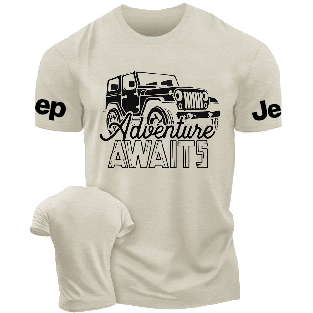 Adventure Awaits Off-Road Jp Outdoor 4x4 Enthusiast T-Shirt