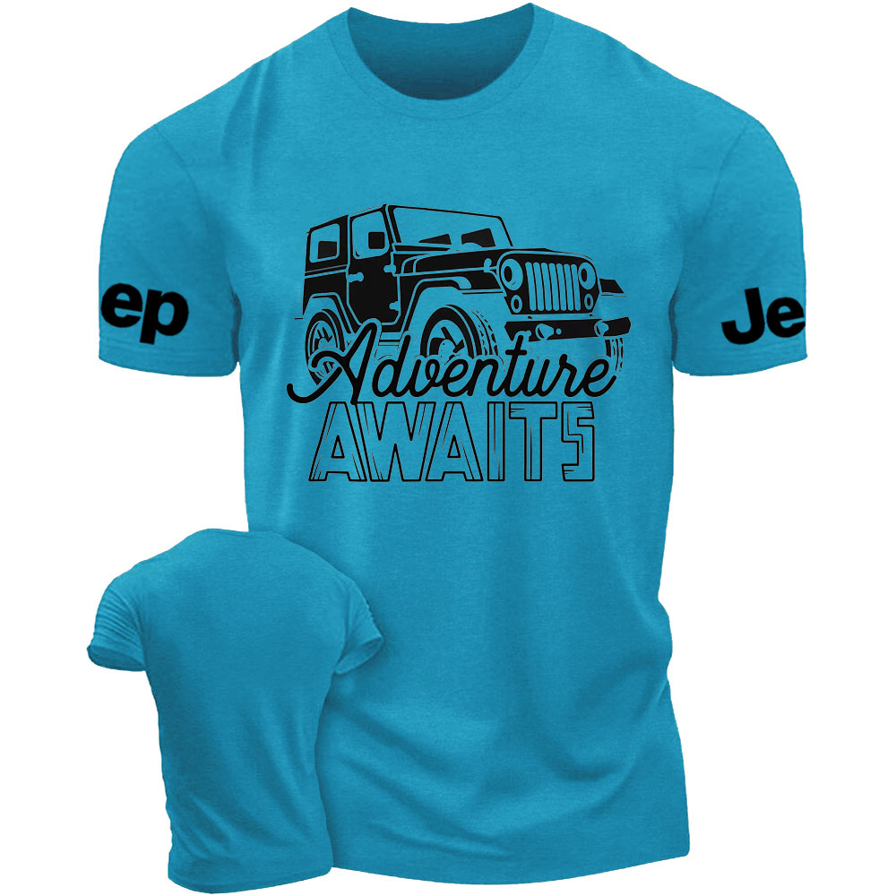Adventure Awaits Off-Road Jp Outdoor 4x4 Enthusiast T-Shirt