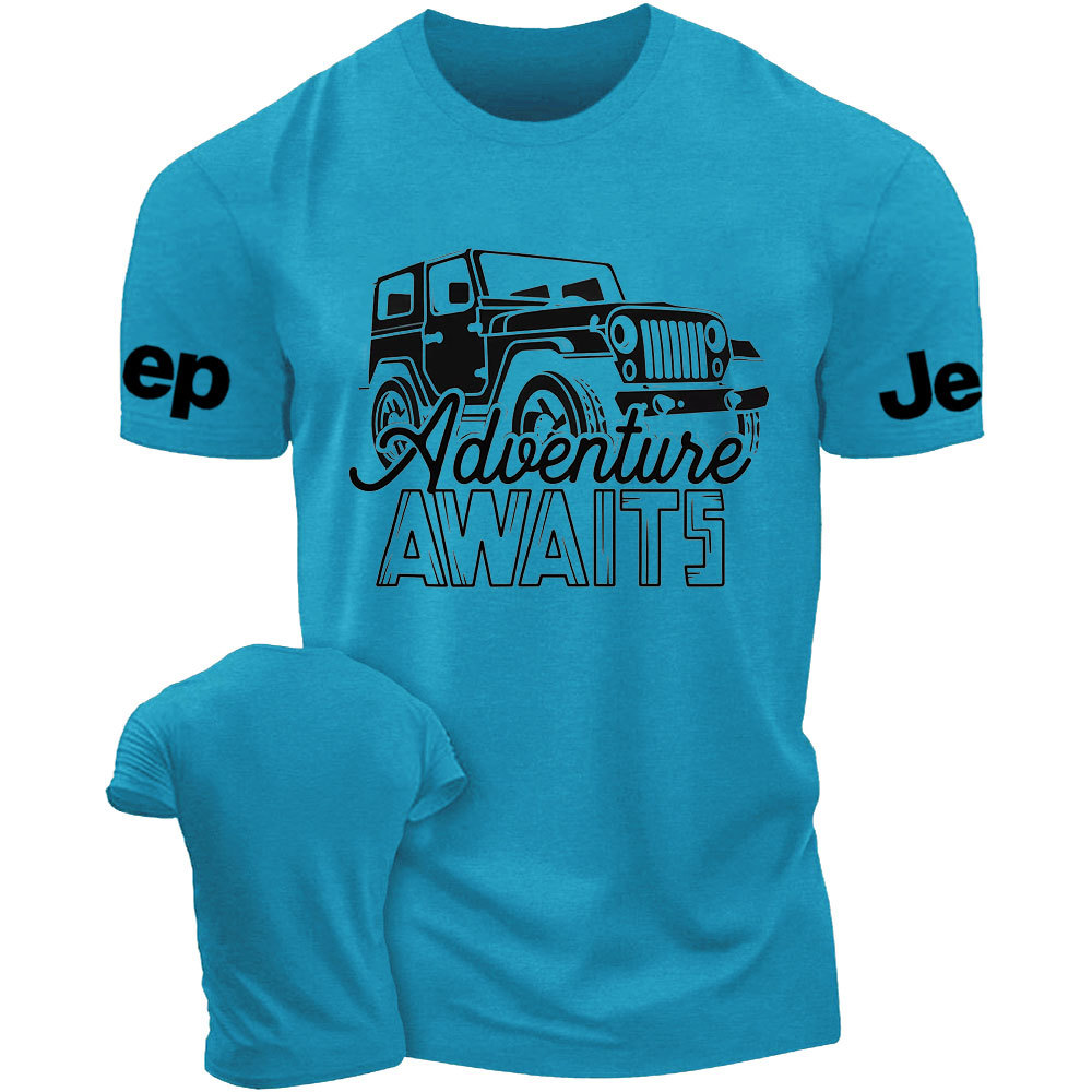 Adventure Awaits Off-Road Jp Outdoor 4x4 Enthusiast T-Shirt