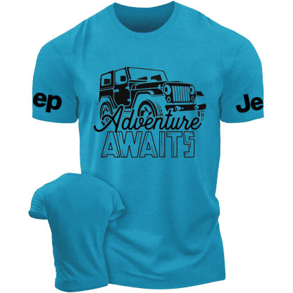 Adventure Awaits Off-Road Jp Outdoor 4x4 Enthusiast T-Shirt