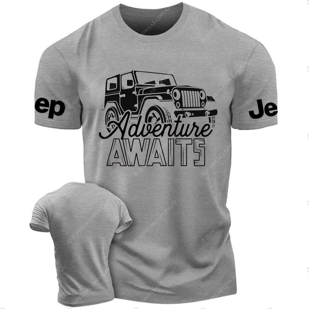 Adventure Awaits Off-Road Jp Outdoor 4x4 Enthusiast T-Shirt