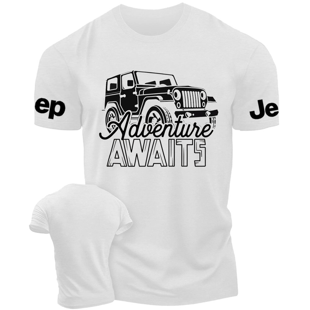 Adventure Awaits Off-Road Jp Outdoor 4x4 Enthusiast T-Shirt