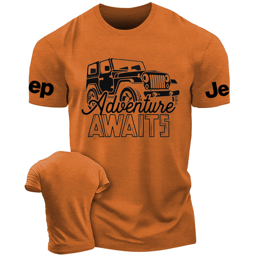 Adventure Awaits Off-Road Jp Outdoor 4x4 Enthusiast T-Shirt