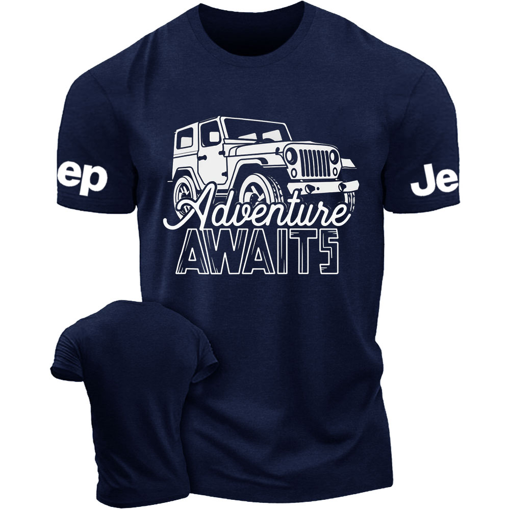 Adventure Awaits Off-Road Jp Outdoor 4x4 Enthusiast T-Shirt