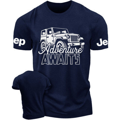 Adventure Awaits Off-Road Jp Outdoor 4x4 Enthusiast T-Shirt