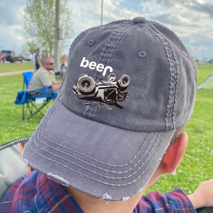Funny Beer Overturn Jp Offroad Baseball Cap