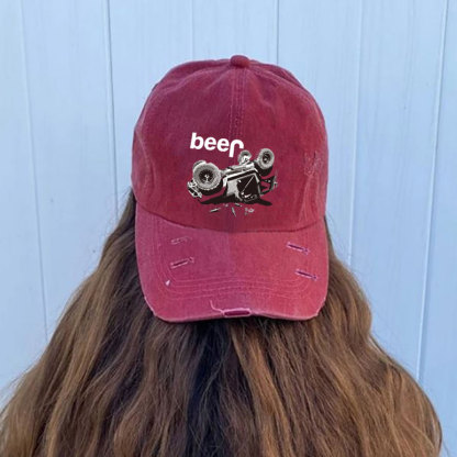 Funny Beer Overturn Jp Offroad Baseball Cap