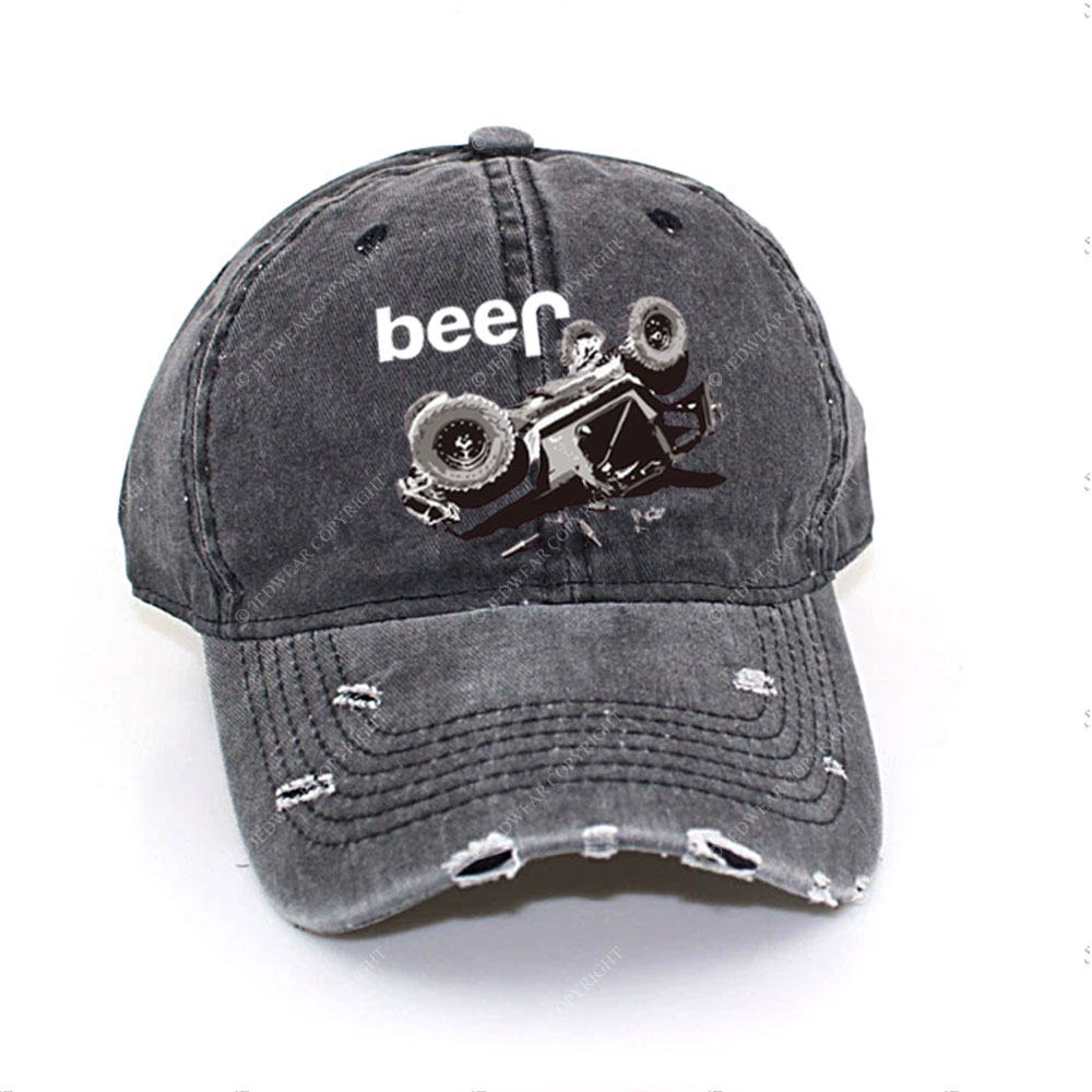 Funny Beer Overturn Jp Offroad Baseball Cap