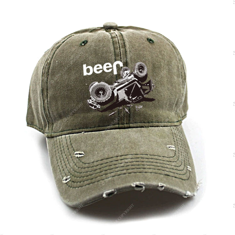 Funny Beer Overturn Jp Offroad Baseball Cap