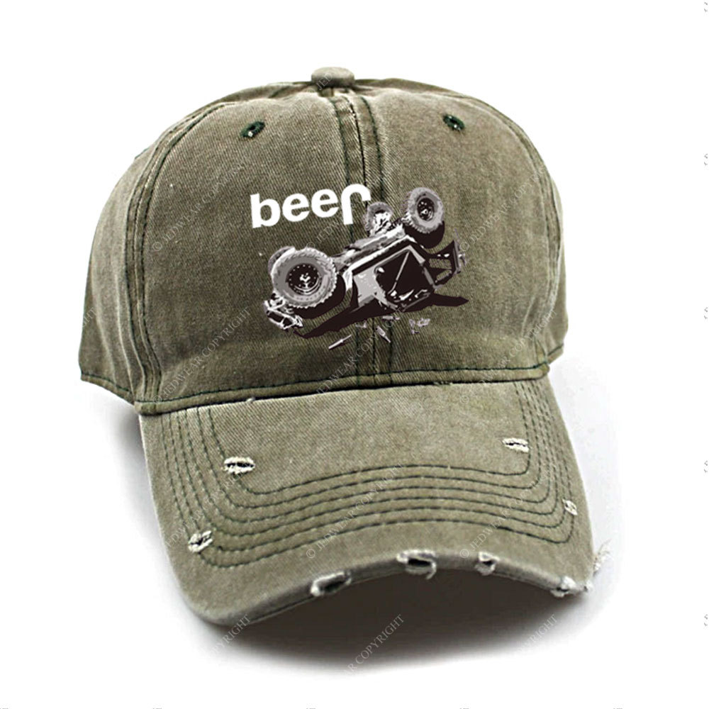 Funny Beer Overturn Jp Offroad Baseball Cap