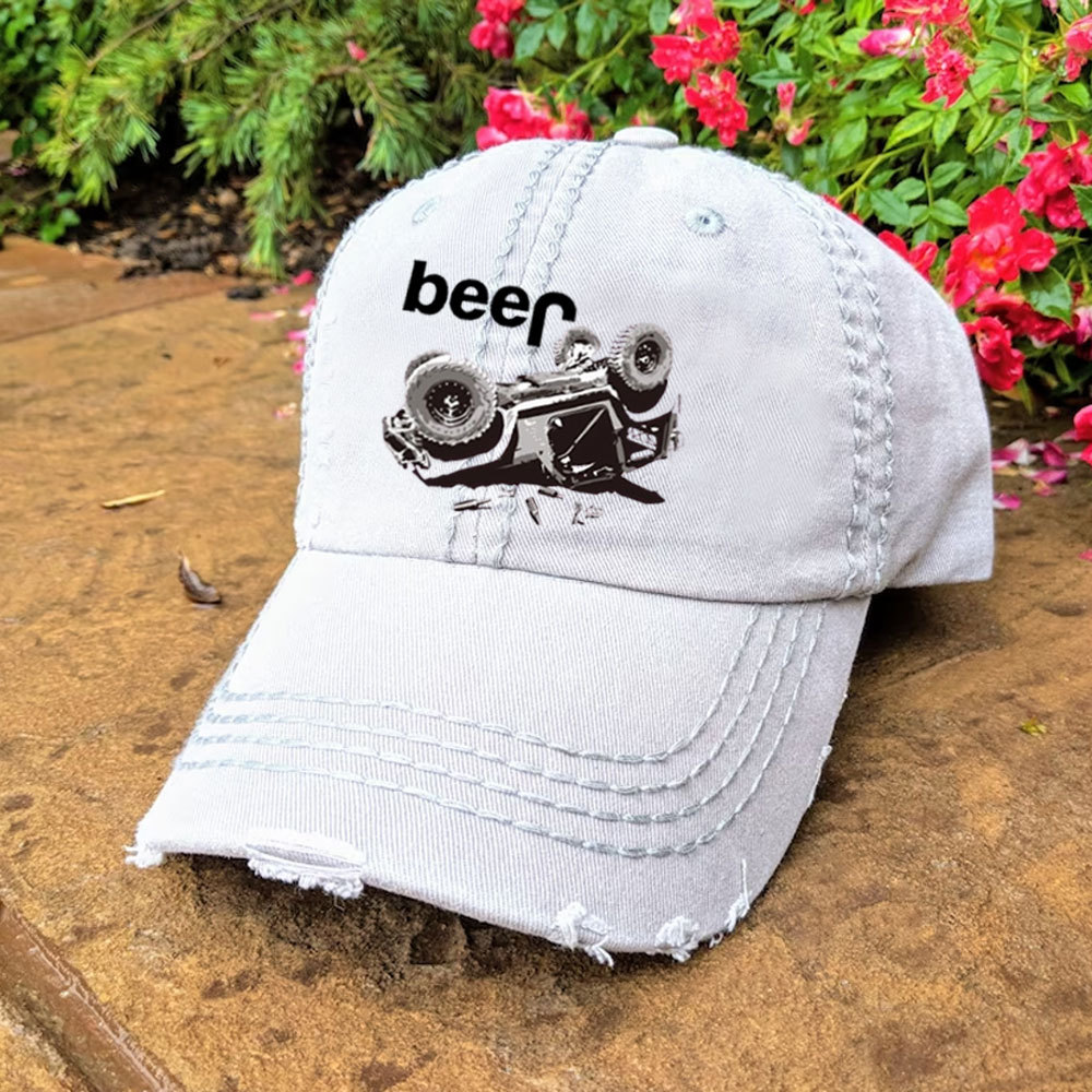 Funny Beer Overturn Jp Offroad Baseball Cap