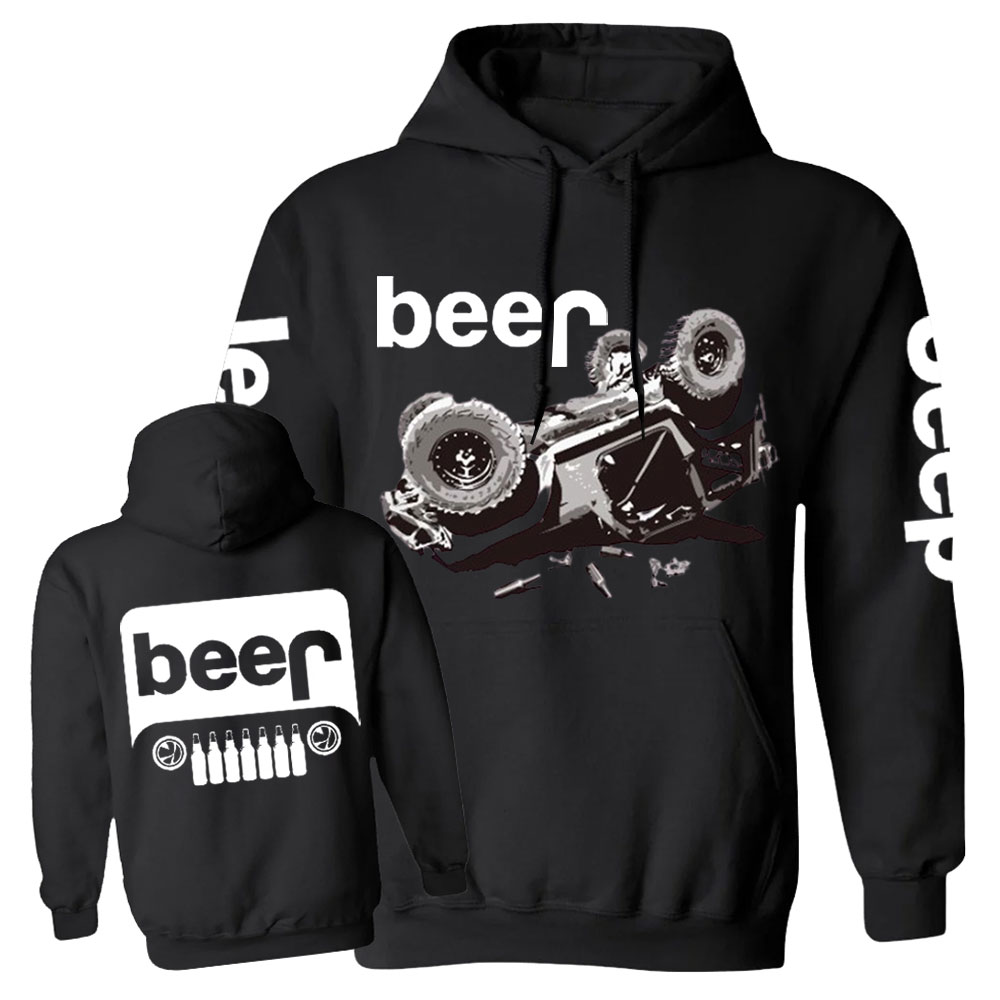 Funny Beer Overturn Jp Offroad Jp Grille Casual Hoodie