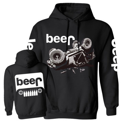 Funny Beer Overturn Jp Offroad Jp Grille Casual Hoodie