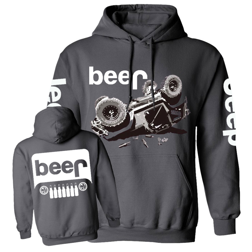 Funny Beer Overturn Jp Offroad Jp Grille Casual Hoodie