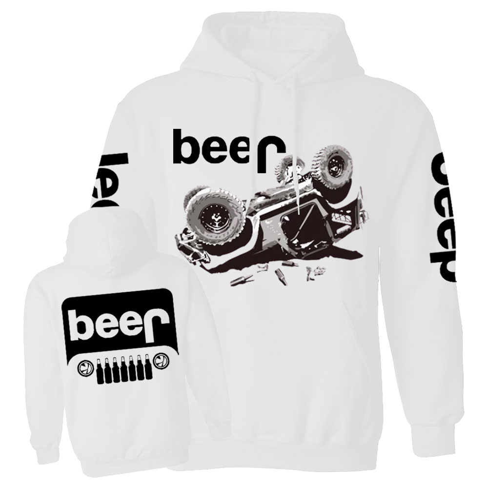 Funny Beer Overturn Jp Offroad Jp Grille Casual Hoodie