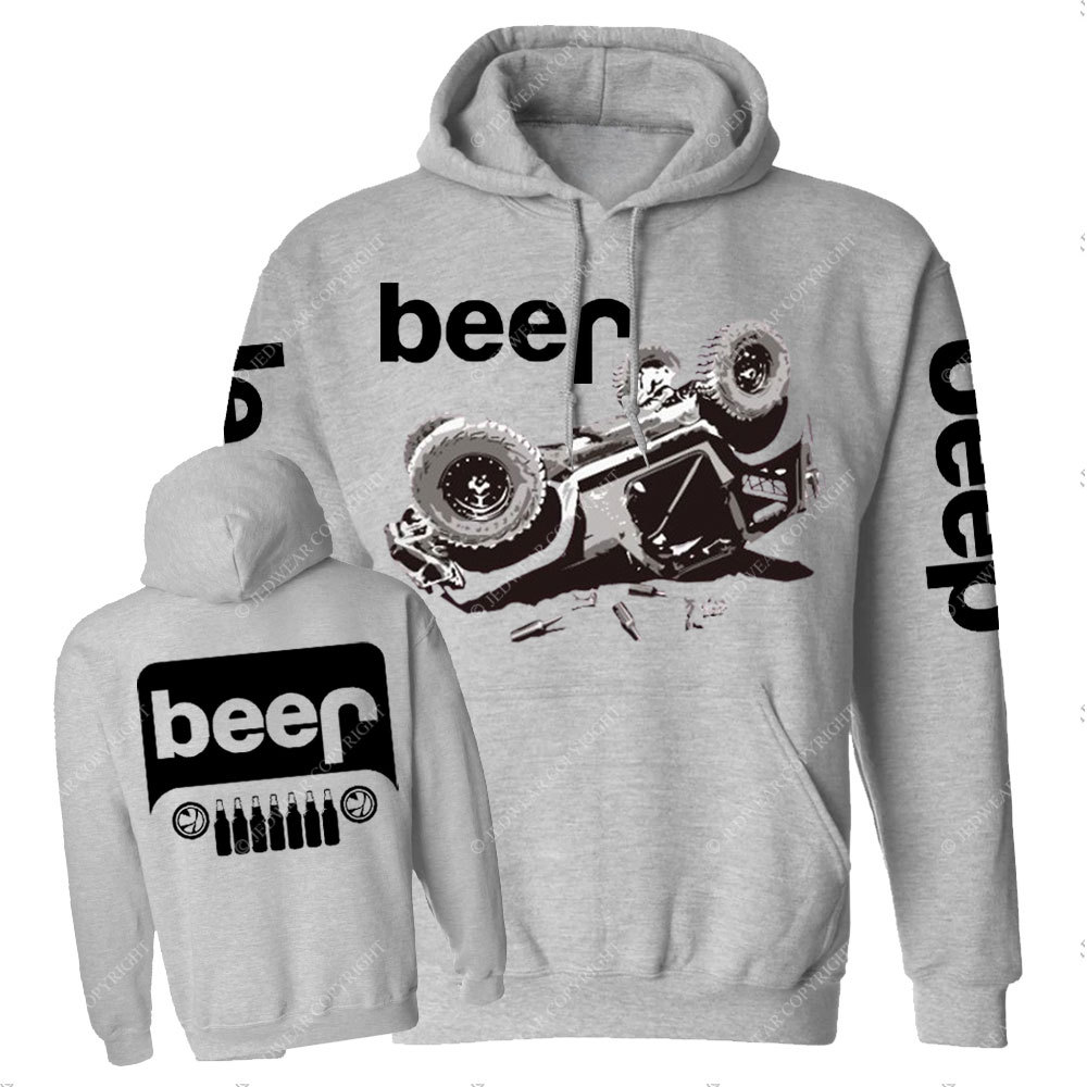 Funny Beer Overturn Jp Offroad Jp Grille Casual Hoodie