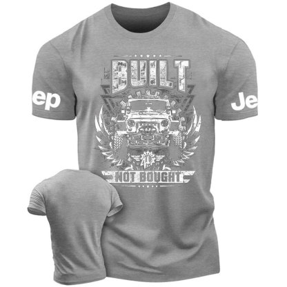 Built NOT Bought Jp Distressed Design T-Shirt